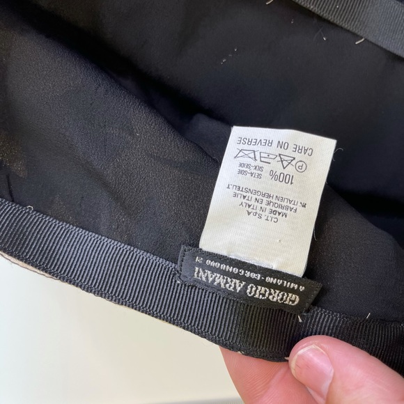 VTG Giorgio Armani Floral Silk Top & Skirt Set 44 - Picture 11 of 12